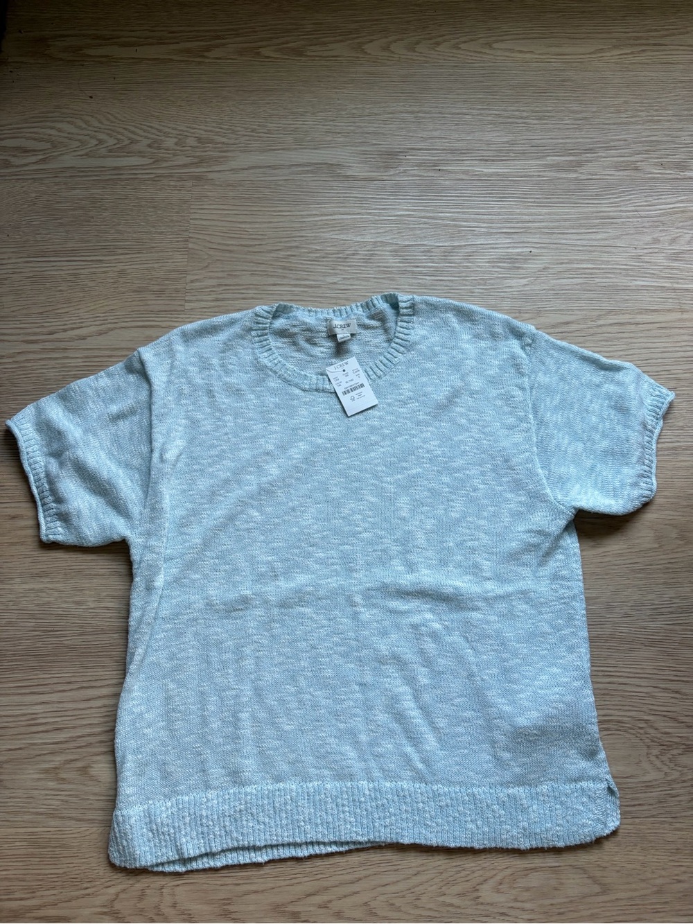 Women’s J.Crew Light Blur Short-Sleeve Knit Sweater
